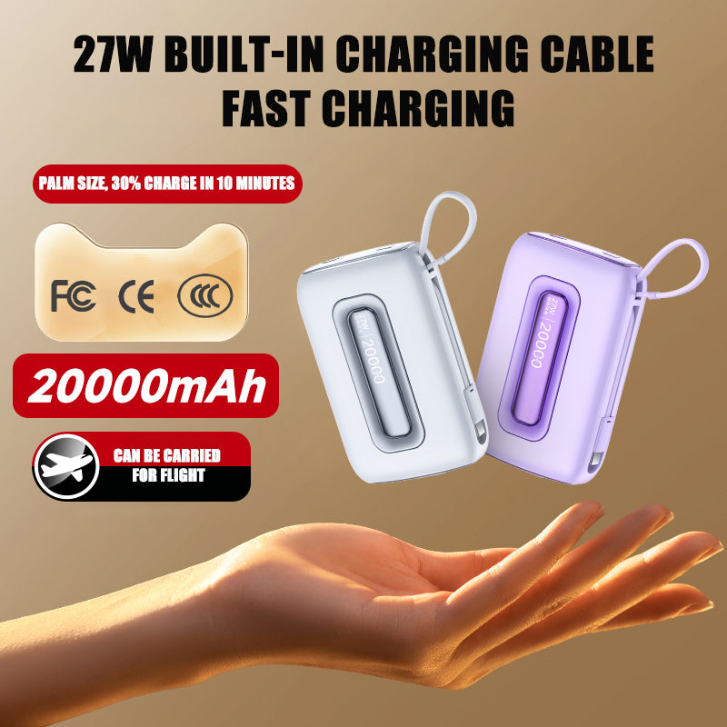 27W Fast flash charging power bank