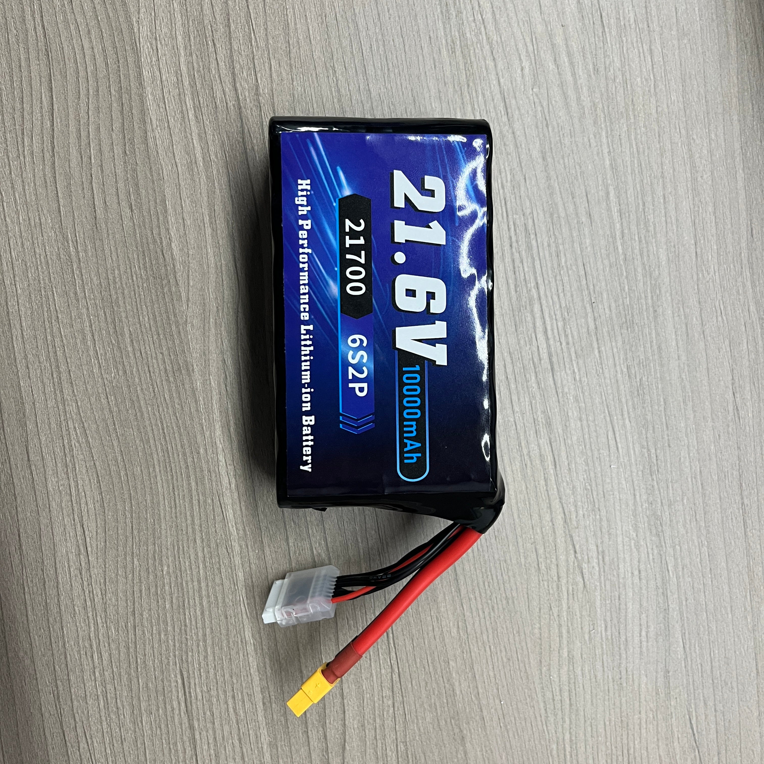 E-Bike Lithium-Ion Battery Pack 22.2v/25.2v/18v 8000mAh 21700 6S2P 10c High-Rate Drone Lithium Battery Pack XT60/XT90/T(副本)