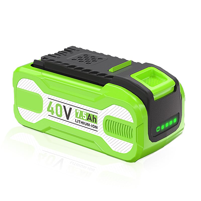 WINUNIK 40V 7.5Ah Battery Replacement for GreenWorks 40V Battery 29472 29462 Batteries Compatible with GreenWorks 40 Volt G-MAX Power Tools 29252 20202 22262 25312 25322 20642 22272 27062 21242