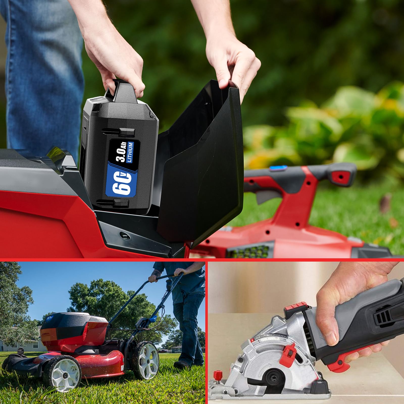 WINUNIK 60V 3.0Ah Lithium Ion Replacement Battery for Toro 60V Battery Compatible with 88620 88675 L108 L324 L135 Li-ion Battery Flex-Force Power System