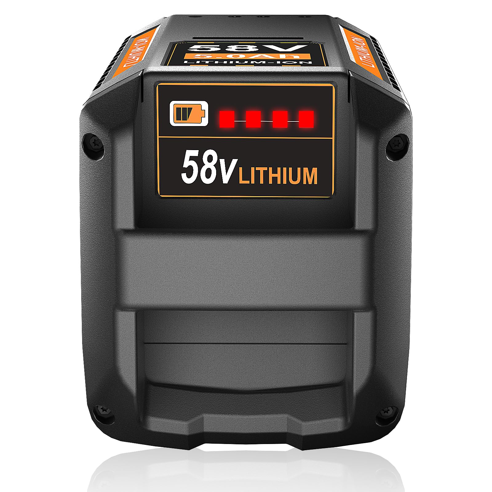 WINUNIK 58V 5.0Ah Battery Replacement for Echo 58V Battery Compatible with CBP-58V40 CBP-58V2AH CHT-58V CDST-58V CPLB-58VBT CST-58V Cordless Tool Blower Chainsaw