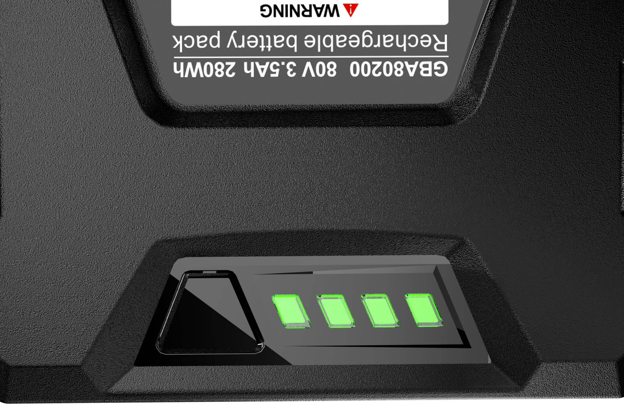 Upgrade【80V 3.5Ah Real Capacity Battery for Greenworks 80V Battery】 GBA80200 GBA80250 GBA80400 GBA80500, High Capacity Rechargeable Lithium Ion Battery for Greenworks 80V Cordless Power Tools