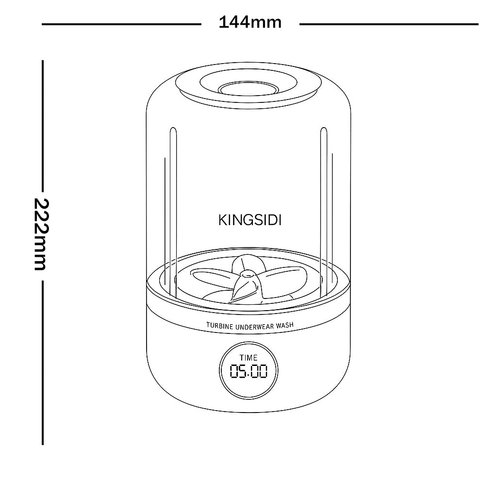 Mini washing machine smart wireless portable
