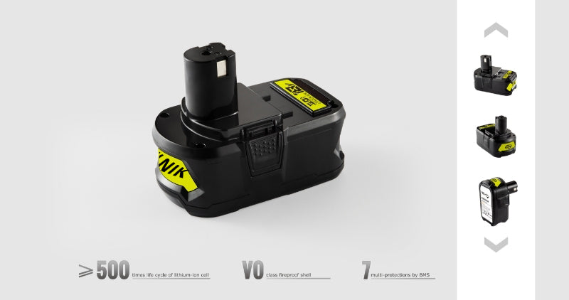 Replacement Battery For RyoBi 18V li-ion battery