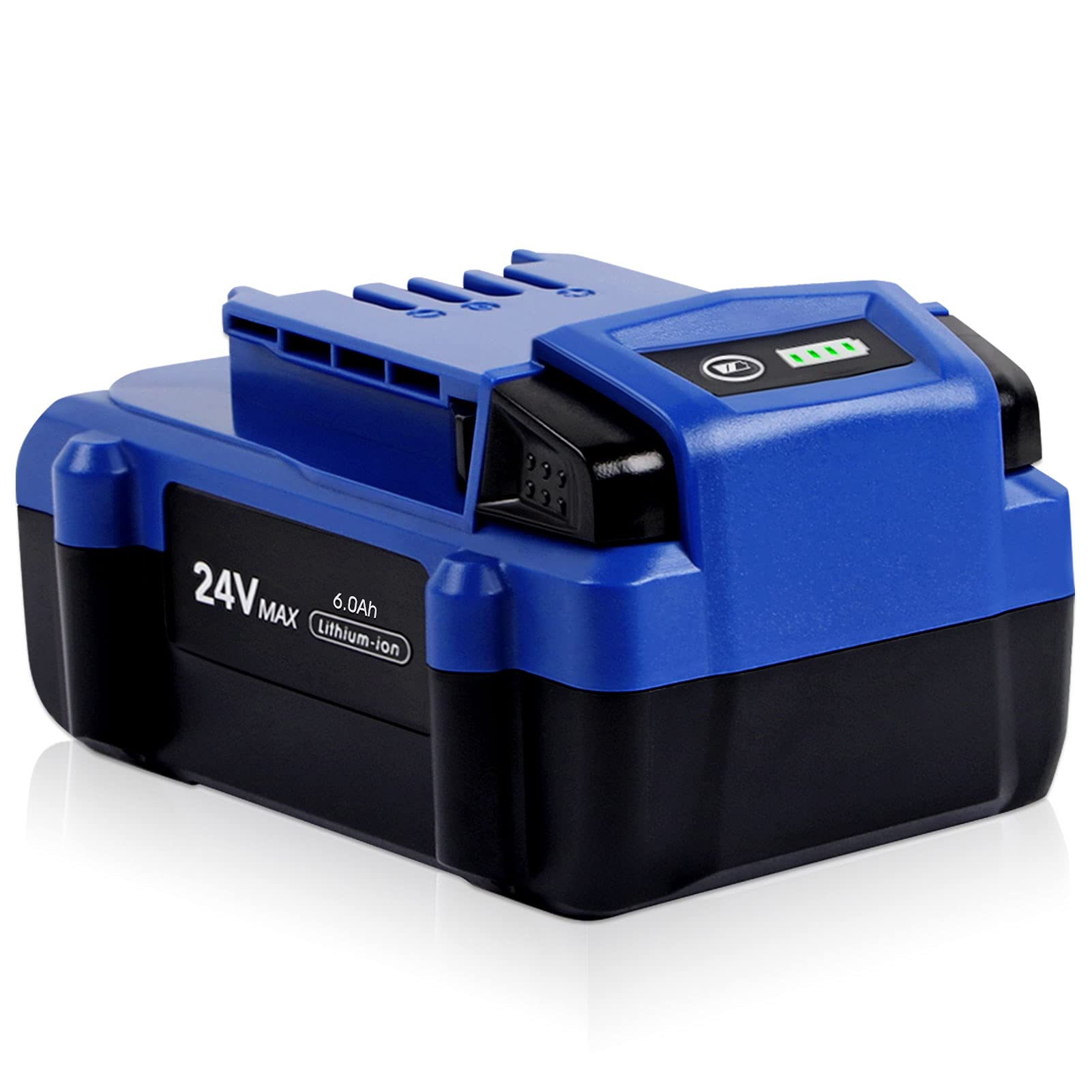 WINUNIK 24V 6.0Ah Lithium-ion Battery Replacement for Kobalt 24V Max KB624-03 KB524-03 KB424-03 KB224-03 KB124-03 0673802 1051230 Lithium Ion Cordless Tools Battery【NOT Fit Snow Joe &Sun Joe 24V Tools】