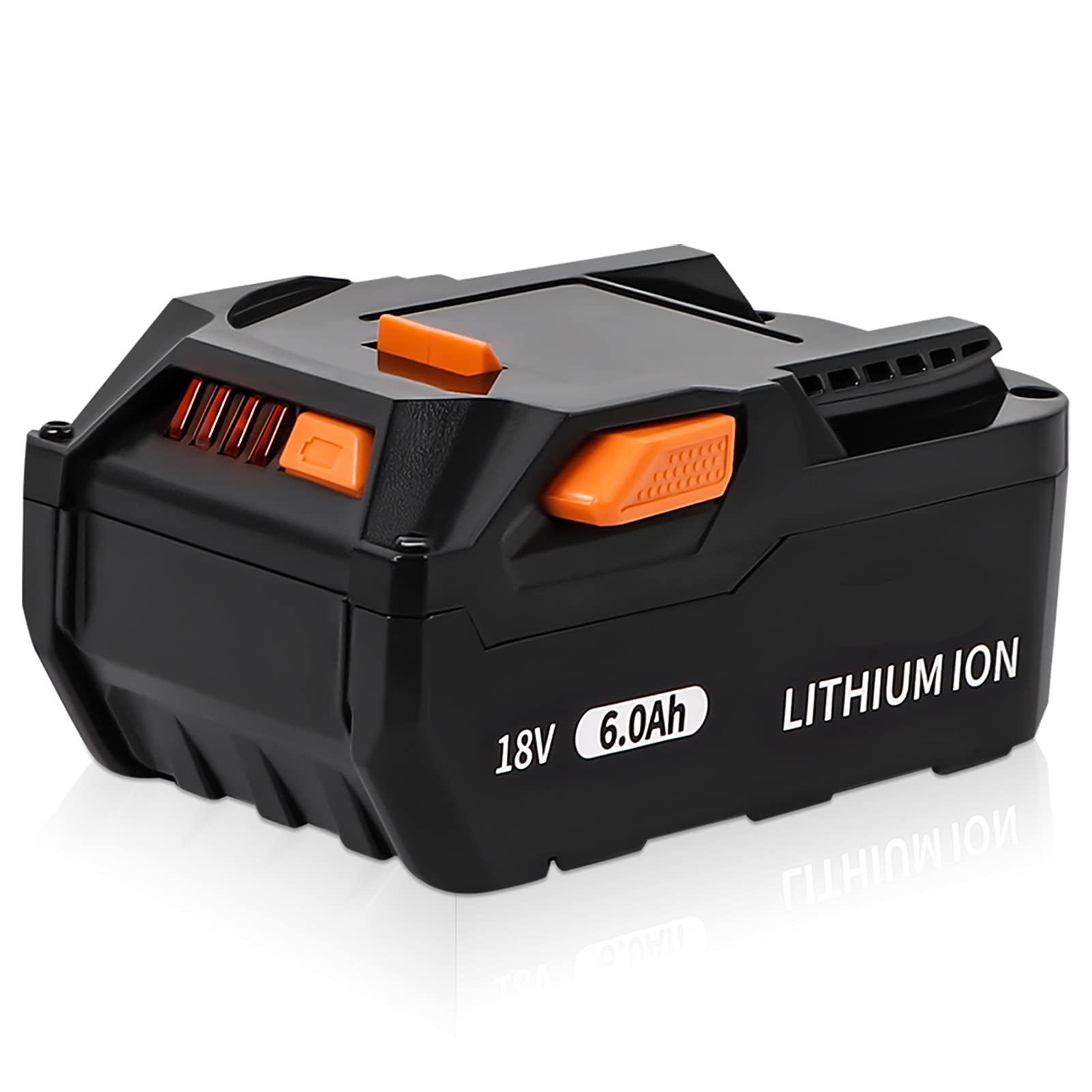 WINUNIK R840085 18V 6000mAh Lithium Ion Battery Replacement for RIDGID 18V Battery R840087 R840083 R840084 R840086 AC840085 AC840087P Battery