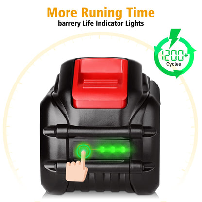 WINUNIK DCB612 12.0Ah 20V/60V Replacement Battery for DeWalt 60V Flexvolt Battery DCB606 DCB612 DCB606-2 DCB609 DCB609-2 DCB204 DCB206 20V/60V/120V MAX Cordless Power Tools