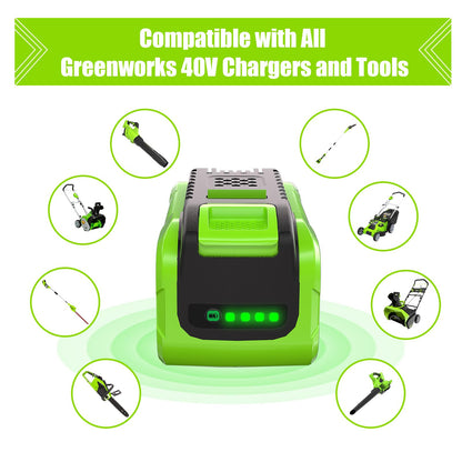 WINUNIK 40V 7.5Ah Battery Replacement for GreenWorks 40V Battery 29472 29462 Batteries Compatible with GreenWorks 40 Volt G-MAX Power Tools 29252 20202 22262 25312 25322 20642 22272 27062 21242