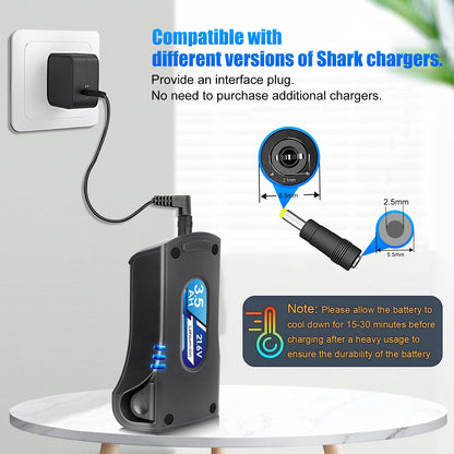 WINUNIK 3.5Ah 21.6V Replacement for Shark XSBT620 XSBT600 Battery Compatible with Shark Rocket Pet Pro Cordless Stick Vacuum IZ162H IZ163H IZ361H IZ362H IZ363HT Lithium-ion Battery