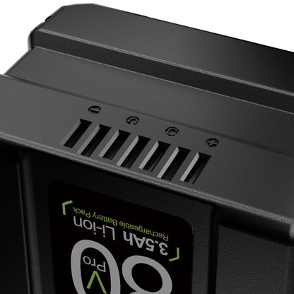 Upgrade【80V 3.5Ah Real Capacity Battery for Greenworks 80V Battery】 GBA80200 GBA80250 GBA80400 GBA80500, High Capacity Rechargeable Lithium Ion Battery for Greenworks 80V Cordless Power Tools