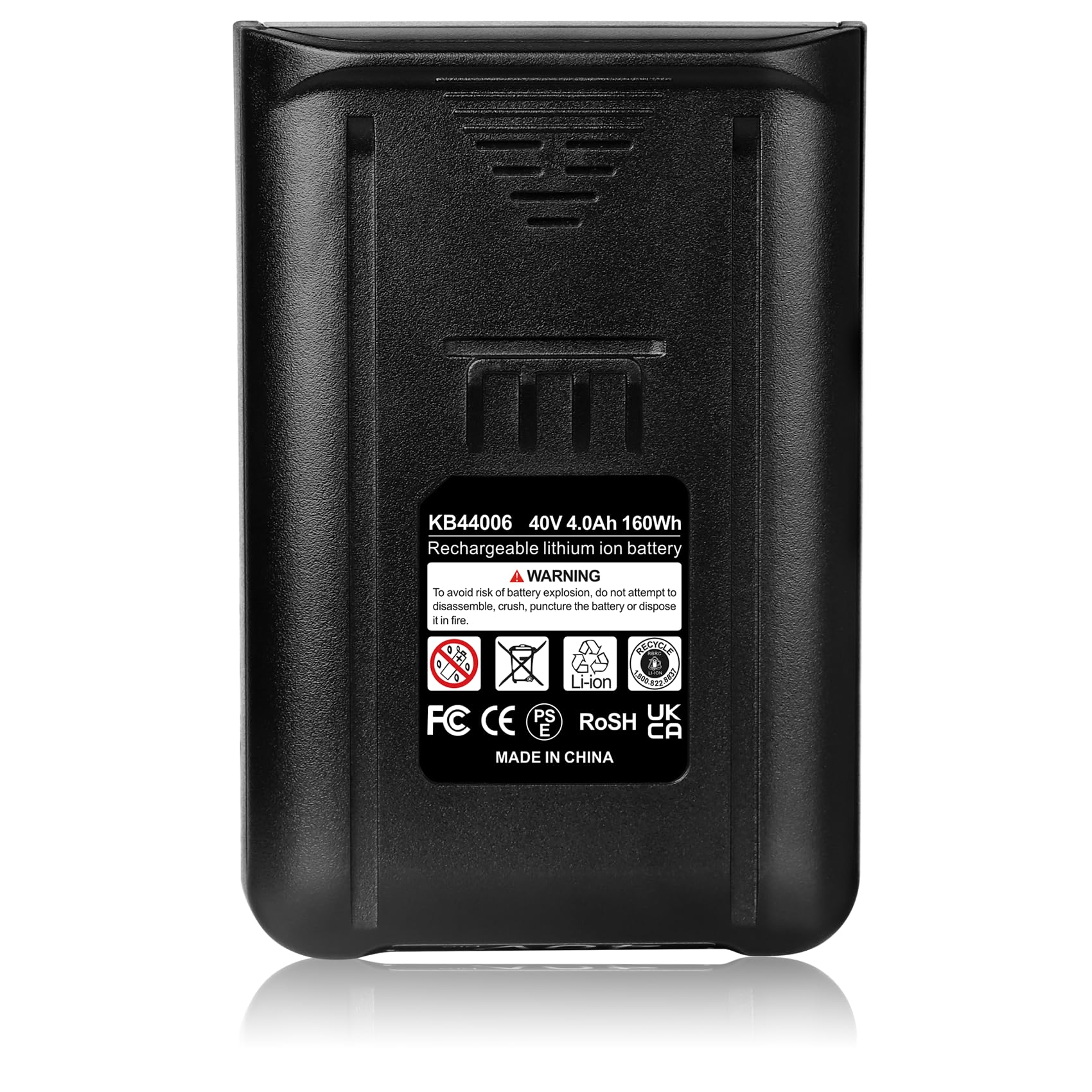 WINUNIK 40V 4000mAh Battery Replacement for Kobalt 40Volt Lithium Ion Battery KB440-03 KB540C-06 KB540-06 KB2540C-06 KB640-03 KB240-06 KB640-06 KB245-06 ‎KRC40-06 KB440C-06 KRC60 KRC40-06 KB240-06