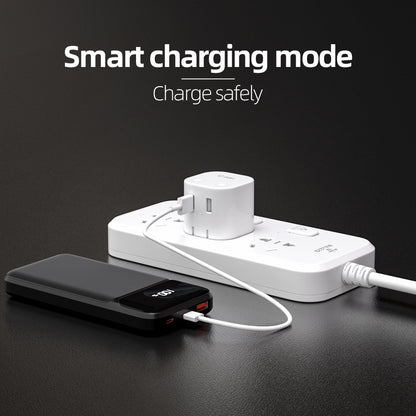10000mAh Portable Charger with Built in Cables