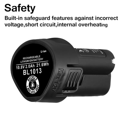 Lithium ion 2000mAh/24Wh For MAKITA 10.8V Power tool batteries