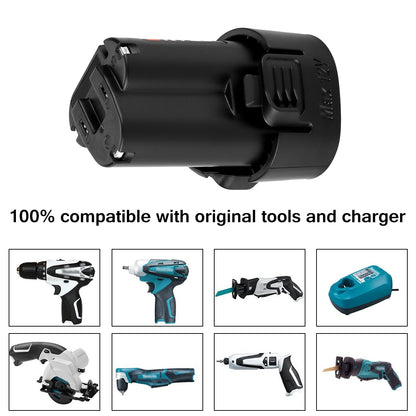 Lithium ion 2000mAh/24Wh For MAKITA 10.8V Power tool batteries