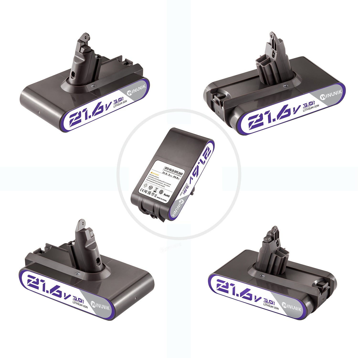 Replacement Battery For Dyson V6 21.6V li-ion battery