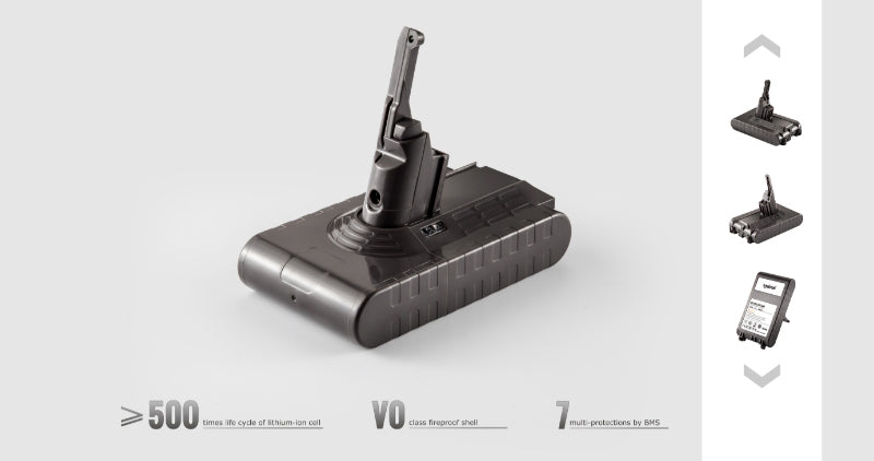 Replacement Battery For Dyson V8 21.6V li-ion battery