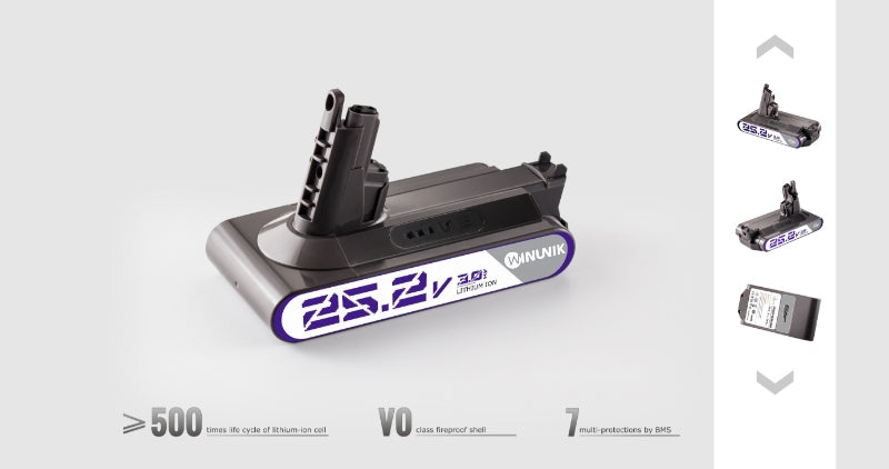 Replacement Battery For Dyson V10 25.2V li-ion battery