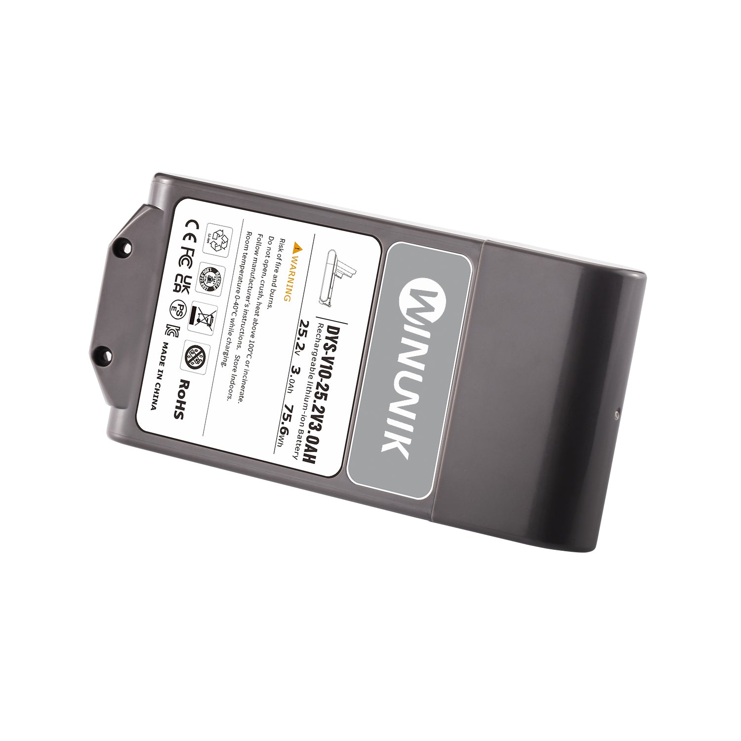 Replacement Battery For Dyson V10 25.2V li-ion battery